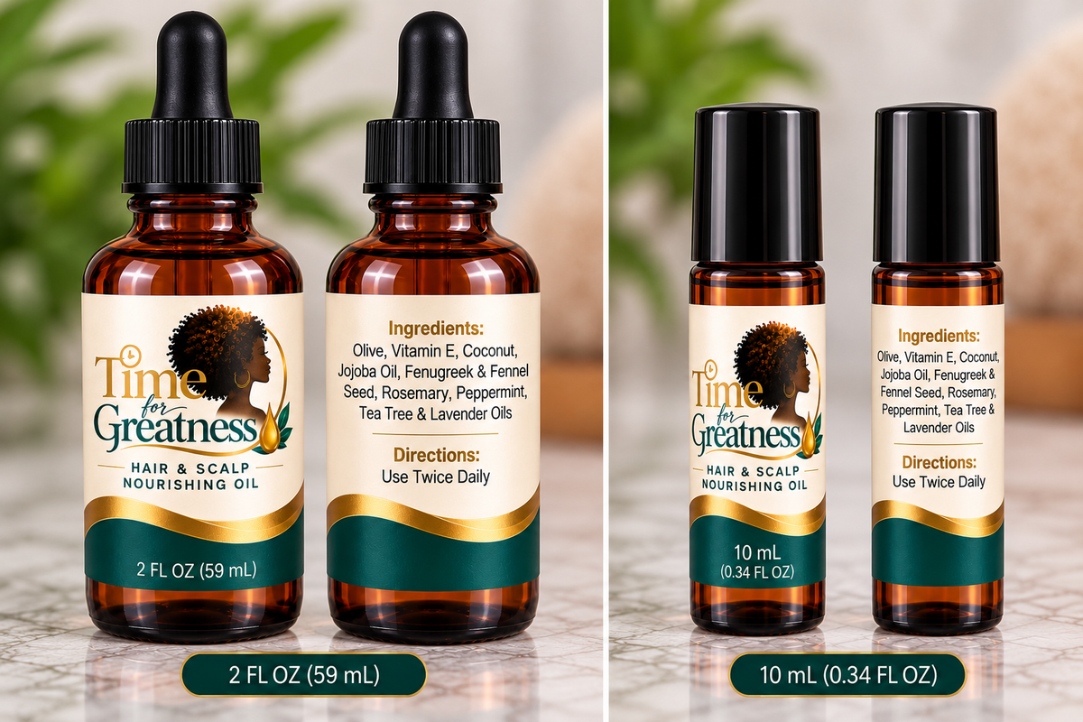 Time for Greatness Hair & Scalp Nourishing Oil